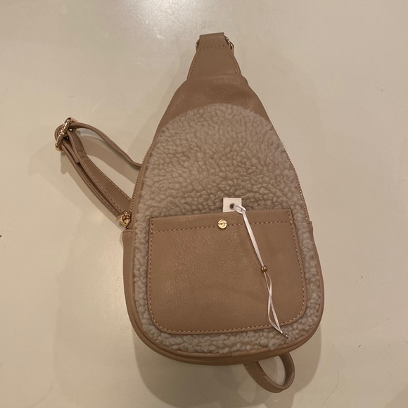 Mali + Lili Gwen Mixed Media Water Resistant Sling Bag - Picture 4 of 6